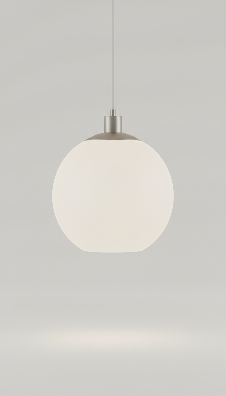 Frosted Glass Pendant Lamp